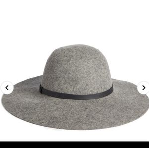 Nordstrom Refined Floppy Wool Felt Hat in Grey